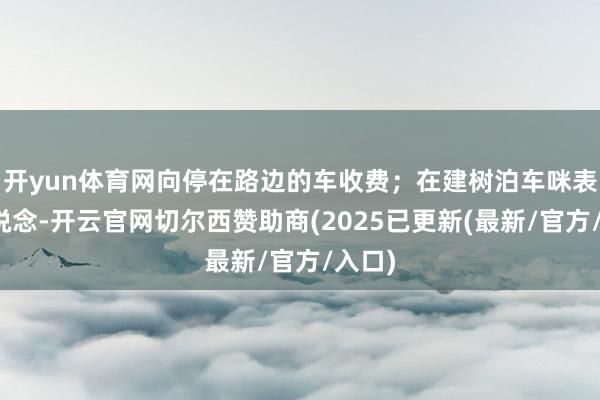 开yun体育网向停在路边的车收费；在建树泊车咪表的街说念-开云官网切尔西赞助商(2025已更新(最新/官方/入口)