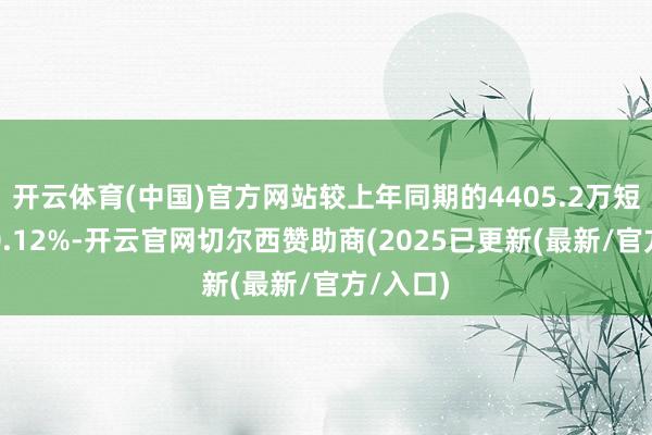 开云体育(中国)官方网站较上年同期的4405.2万短吨微降0.12%-开云官网切尔西赞助商(2025已更新(最新/官方/入口)
