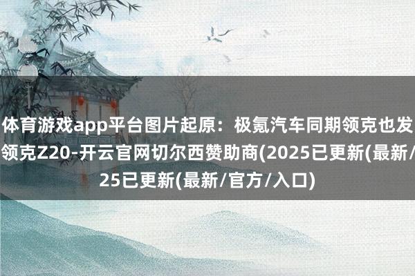 体育游戏app平台图片起原：极氪汽车同期领克也发布了全新的领克Z20-开云官网切尔西赞助商(2025已更新(最新/官方/入口)