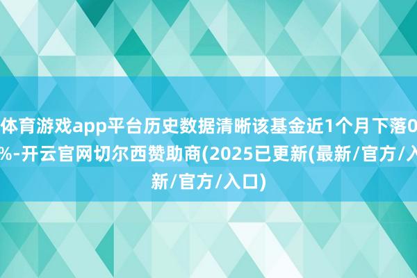 体育游戏app平台历史数据清晰该基金近1个月下落0.54%-开云官网切尔西赞助商(2025已更新(最新/官方/入口)