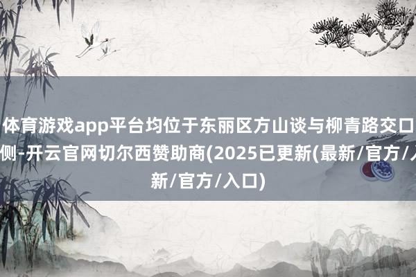 体育游戏app平台均位于东丽区方山谈与柳青路交口东南侧-开云官网切尔西赞助商(2025已更新(最新/官方/入口)