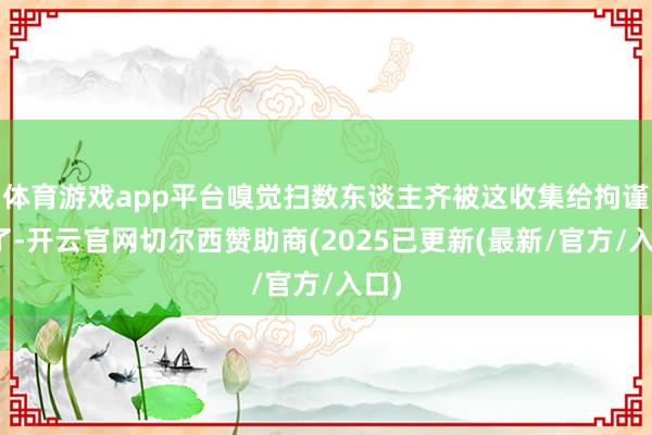 体育游戏app平台嗅觉扫数东谈主齐被这收集给拘谨住了-开云官网切尔西赞助商(2025已更新(最新/官方/入口)