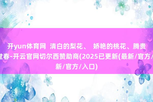 开yun体育网  清白的梨花、  娇艳的桃花、腾贵的玉堂春-开云官网切尔西赞助商(2025已更新(最新/官方/入口)